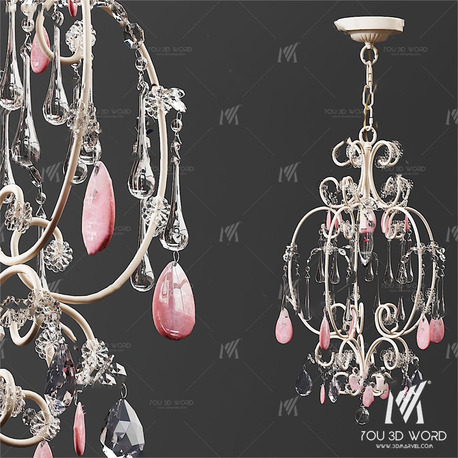 Light In The Box Elegant Candle Style Crystal Chandelier 03